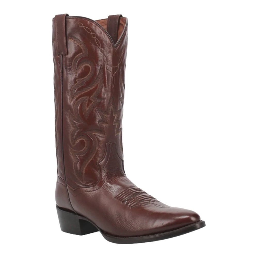 Dan Post Milwaukee Leather Western Cowboy Boot, 7D men; 8.5 women